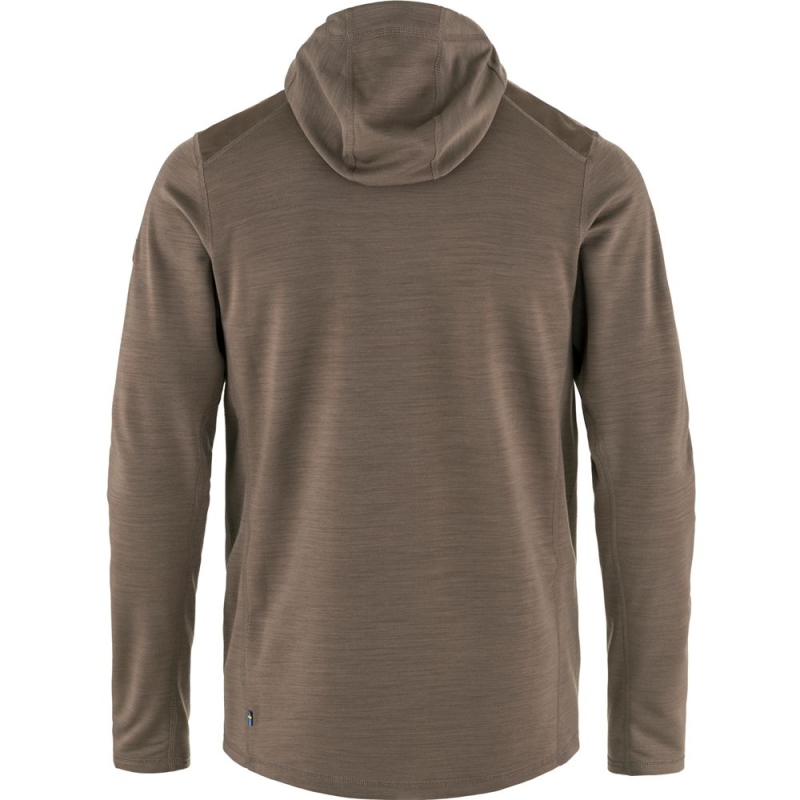 Fjällräven Keb Fleece Hoodie Suede Brown