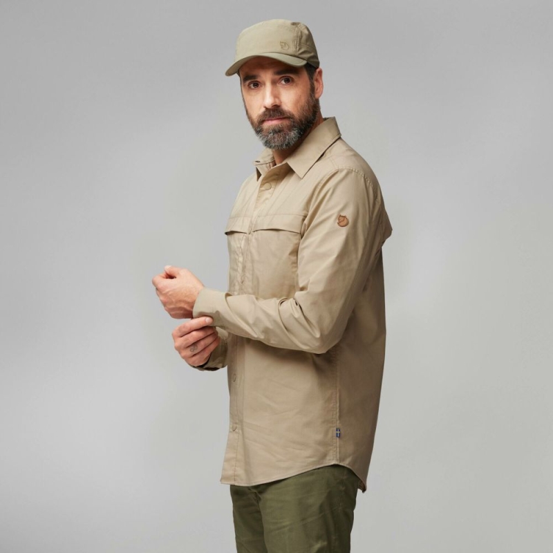 Fjällräven Abisko Trail Shirt Long Sleeve Fossil