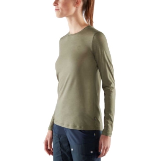 Fjällräven Abisko Wool Long Sleeve Women's Patina Green