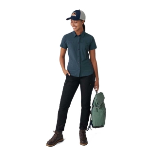 Fjällräven High Coast Lite Shirt Short Sleeve Women's Navy