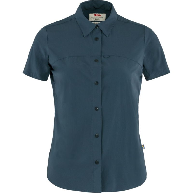 Fjällräven High Coast Lite Shirt Short Sleeve Women's Navy