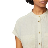 Fjällräven Övik Hemp Shirt Short Sleeve Women's Chalk White