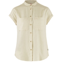 Fjällräven Övik Hemp Shirt Short Sleeve Women's Chalk White