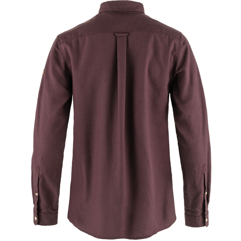 Fjällräven Övik Travel Shirt Long Sleeve Women's Port