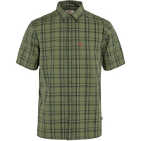 Fjällräven Övik Lite Shirt Short Sleeve Green-Dark Navy