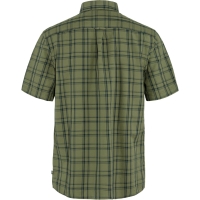 Fjällräven Övik Lite Shirt Short Sleeve Green-Dark Navy
