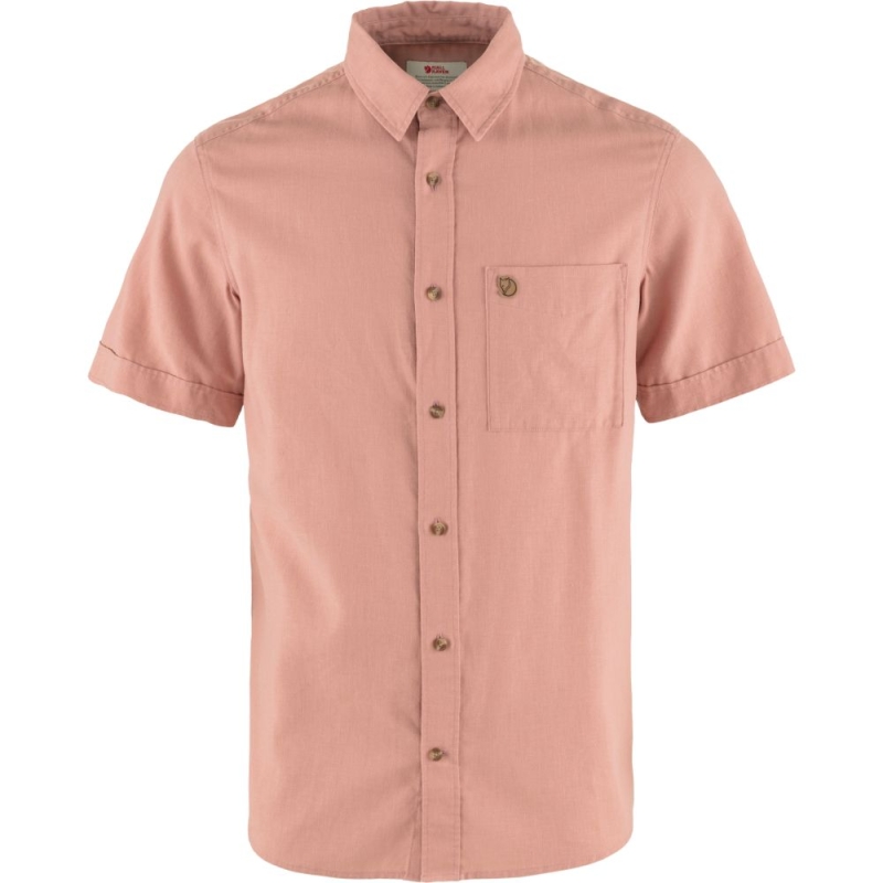 Fjällräven Övik Travel Shirt Short Sleeve Dusty Rose