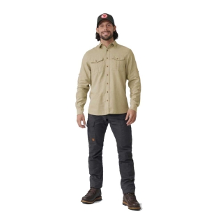 Fjällräven Övik Travel Shirt Long Sleeve Chalk White