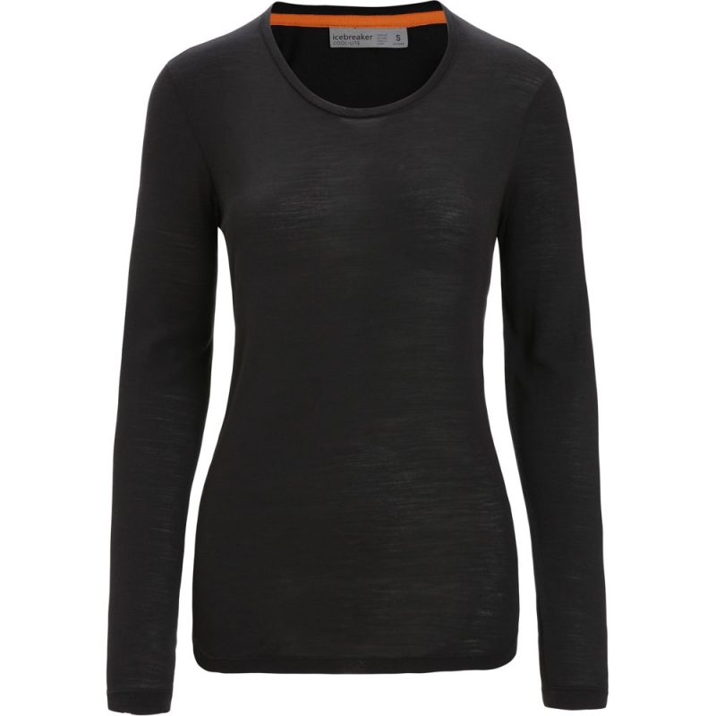 Icebreaker Sphere II Long Sleeve Tee Women's BLACK