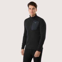 Arc'teryx Rho Heavyweight Zip Neck Black
