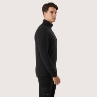Arc'teryx Rho Heavyweight Zip Neck Black