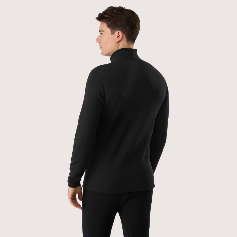 Arc'teryx Rho Heavyweight Zip Neck Black