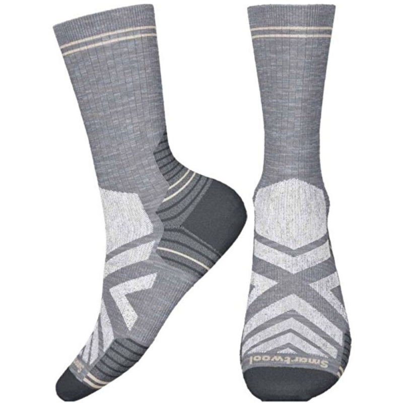 Smartwool Hike Zero Cushion Crew Socks Performance Socks Wom Light Gray
