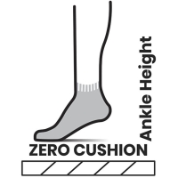 Smartwool Hike Zero Cushion Ankle Socks Performance Socks Wo Light Gray