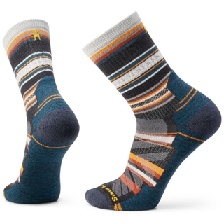 Smartwool Hike Light Cushion Panorama Crew Socks Performance Charcoal