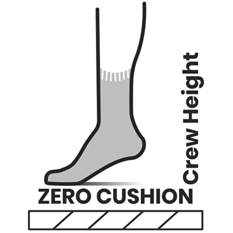 Smartwool Hike Zero Cushion Crew Socks Performance Socks Charcoal
