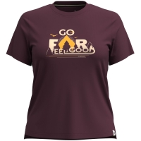 Smartwool Go Far. Feel Good. Graphic Short Women's Eggplant