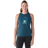 Smartwool Morning View Graphic Tank Women's Twilight Blue