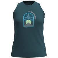 Smartwool Morning View Graphic Tank Women's Twilight Blue