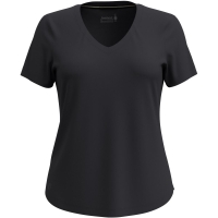 Smartwool Active Ultralite V-Neck Short Women's Black