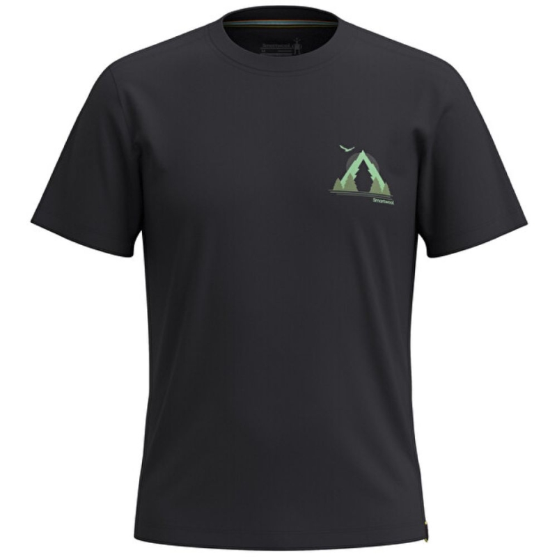 Smartwool Go Far. Feel Good. Graphic Short Sleeve Black