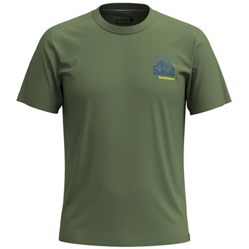 Smartwool Forest Finds Graphic Short Sleeve Tee Fern Green