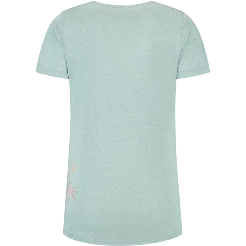 Blue Loop Originals Denimcel Morning Glory T-shirt Women's Agave Green