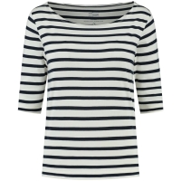 Blue Loop Originals Refibra 3/4 Stripe Longsleeve Women's White/ Navy