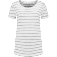 Blue Loop Originals Refibra Breton Stripe T-shirt Women's White/ Light Blue