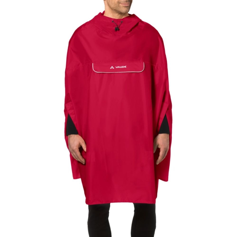 Vaude Valdipino Poncho Indian Red
