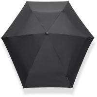 Senz Micro foldable storm umbrella Pure Black