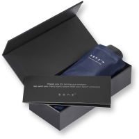 Senz Micro foldable storm umbrella Midnight Blue