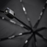 Senz Mini Automatic foldable storm umbrella Pure Black