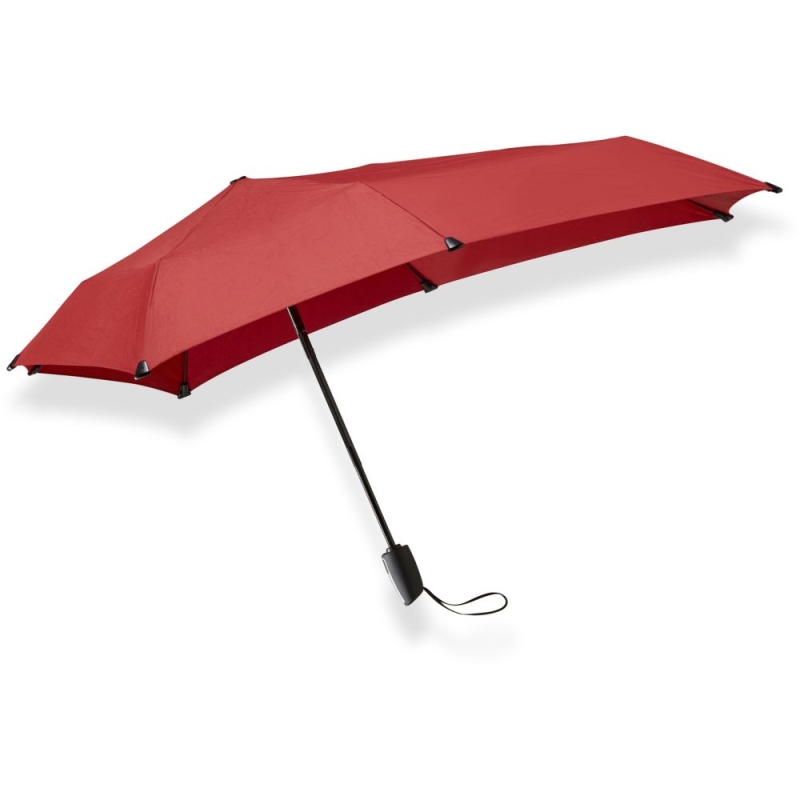 Senz Mini Automatic foldable storm umbrella Passion Red