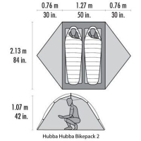 MSR Hubba Hubba Bikepack 2 Green