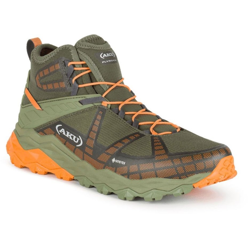 AKU Flyrock Mid GTX Military Green/Orange