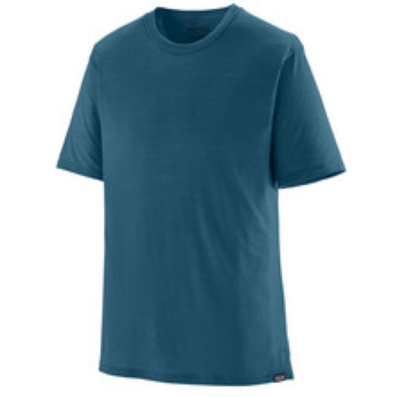 Patagonia Cap Cool Merino Blend Shirt Wavy Blue