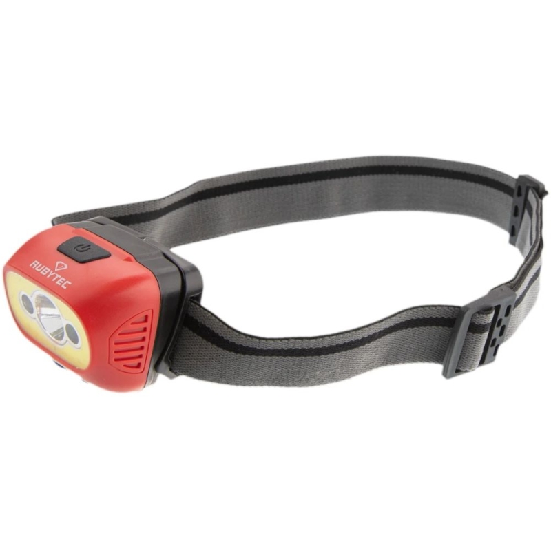 Rubytec Owl Sensor USB rechargeable Headlight Red