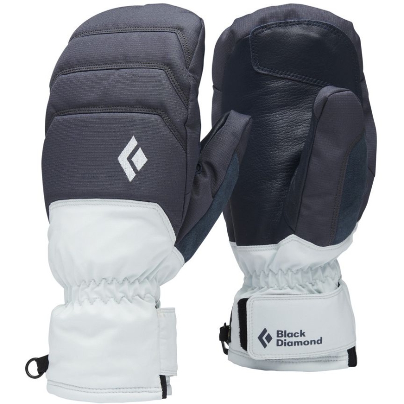 Black Diamond Mission MX Mitts Women's Charcoal-Belay Blue