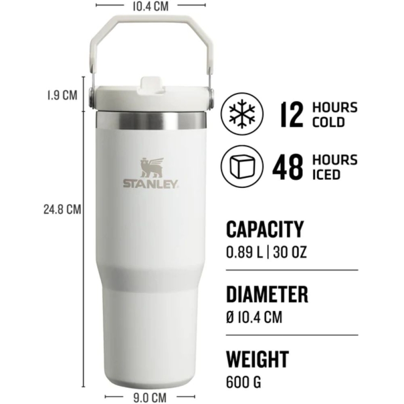 Stanley The IceFlow Flip Straw Tumbler 0,89L Frost