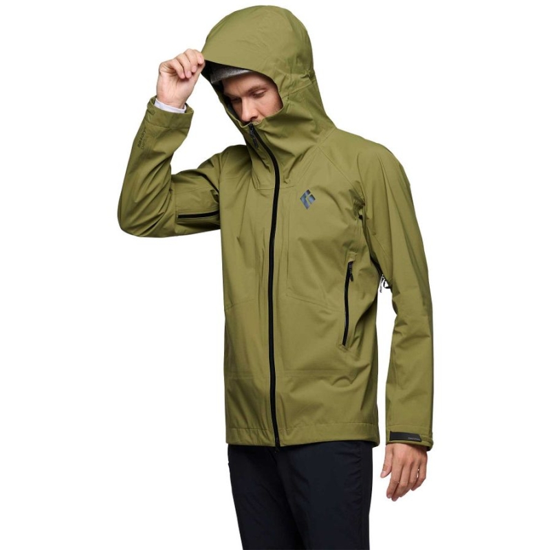 Black Diamond Highline Stretch Shell Crag Green