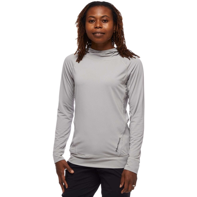 Black Diamond Alpenglow Hoody Women's Pewter