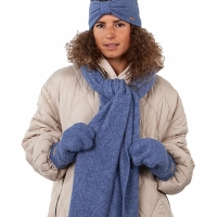 Barts Bridgey Scarf Blue