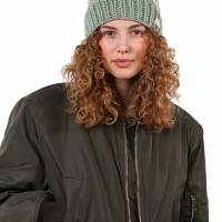 Barts Curley Beanie Pale Army