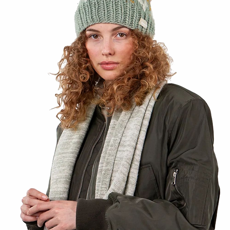 Barts Curley Beanie Pale Army