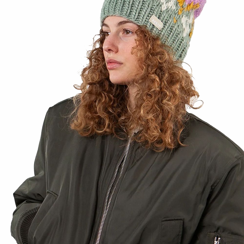 Barts Curley Beanie Pale Army
