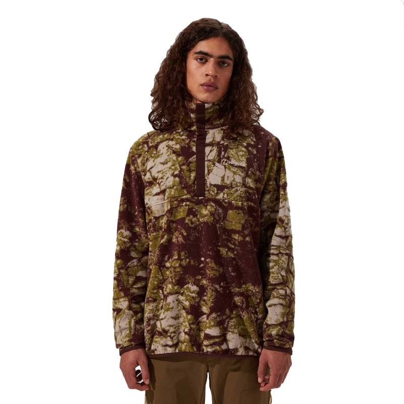 Berghaus Felltop Snap Pullover SIMONSIDE RK PRNTTAUPE/CEDBRN