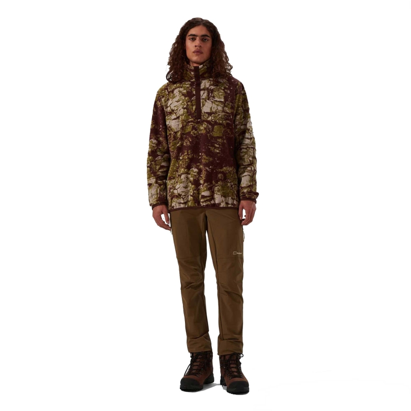 Berghaus Felltop Snap Pullover SIMONSIDE RK PRNTTAUPE/CEDBRN