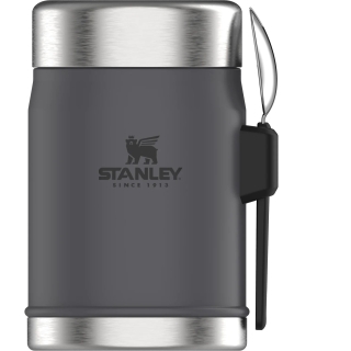 Stanley The Legendary Food Jar + Spork 0,4L Charcoal