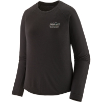 Patagonia Long Sleeve Cap Cool Trail Graphic Shirt Women's Unity Fitz: Black